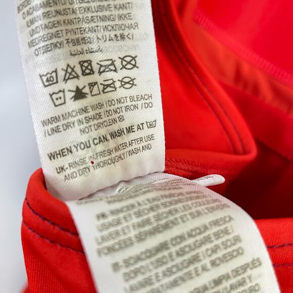 Boden Kefalonia One Piece Halter Swimsuit Swim Red Purple Womens 6L 6 Long Tall - Picture 13 of 16